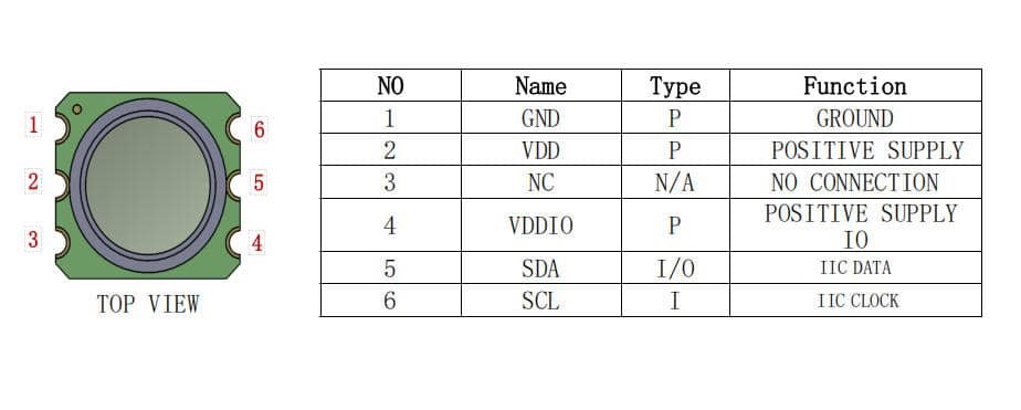 WF5806B Pin and Connection Diagram Model