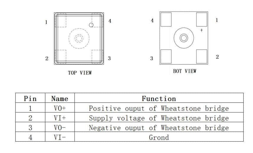 WF153A Pin and Connection Diagram Model